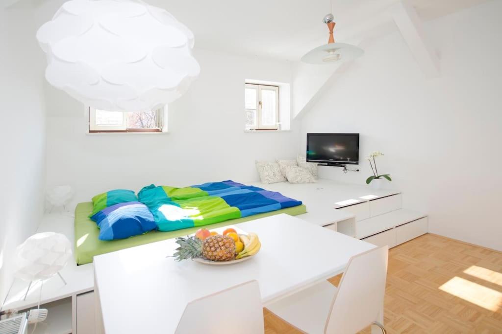 The Cute, Sunny Apartment In The Center +P Ljubljana Exteriör bild