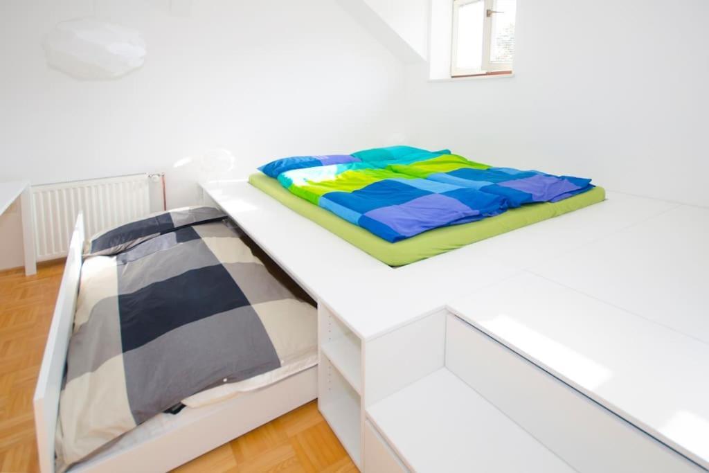 The Cute, Sunny Apartment In The Center +P Ljubljana Exteriör bild