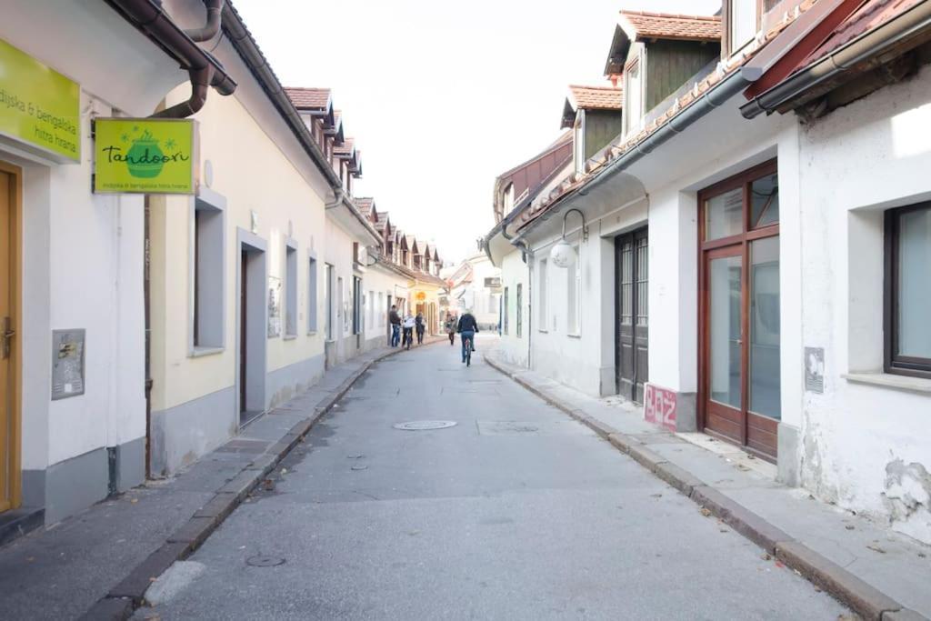 The Cute, Sunny Apartment In The Center +P Ljubljana Exteriör bild